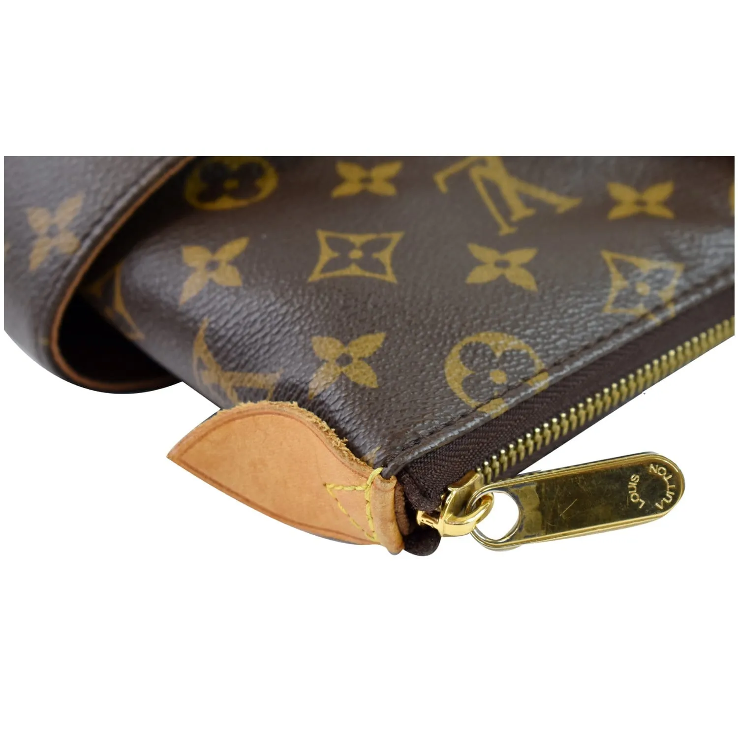LOUIS VUITTON Totally MM Monogram Canvas Shoulder Bag Brown
