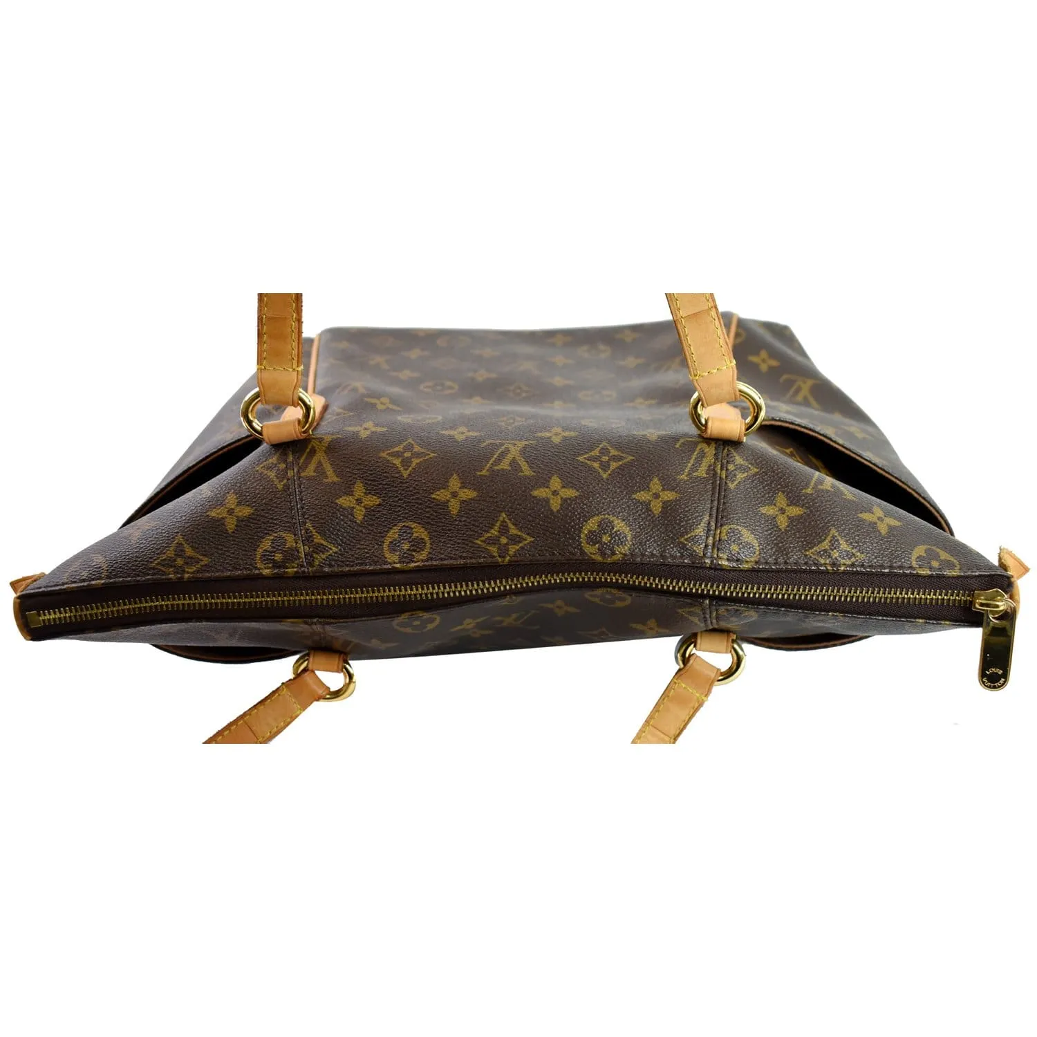LOUIS VUITTON Totally MM Monogram Canvas Shoulder Bag Brown