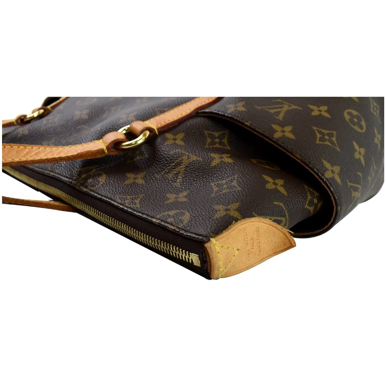 LOUIS VUITTON Totally MM Monogram Canvas Shoulder Bag Brown