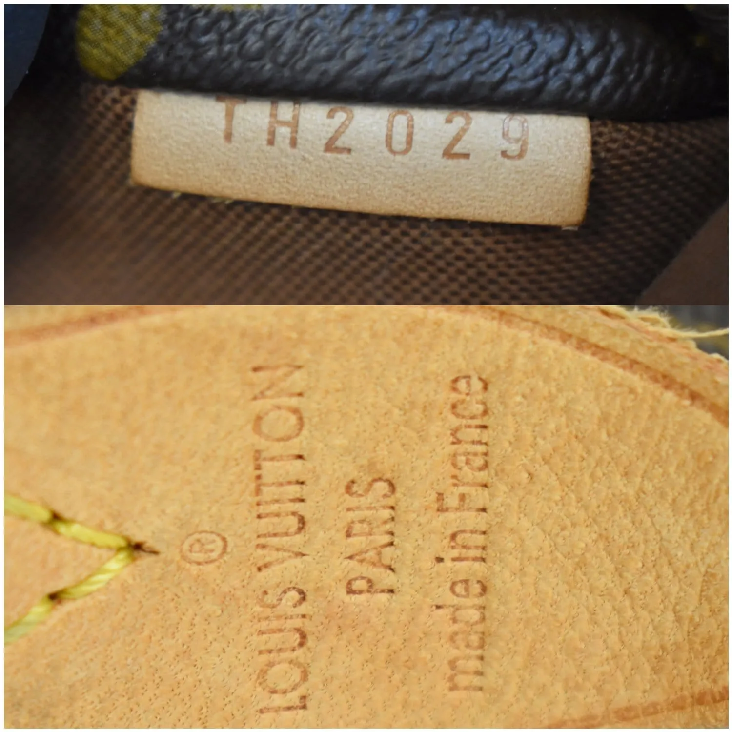 LOUIS VUITTON Totally MM Monogram Canvas Shoulder Bag Brown