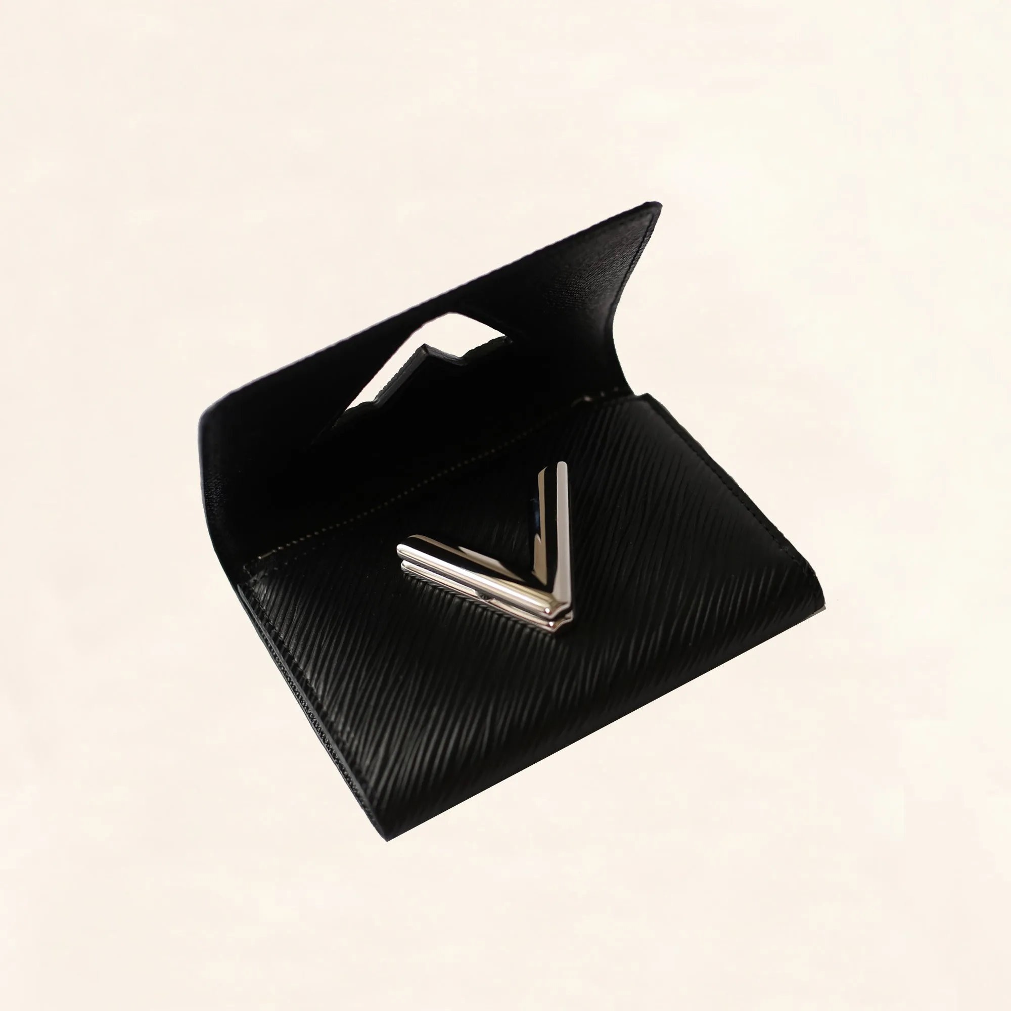 Louis Vuitton | Twist Compact Epi Leather Wallet | Black