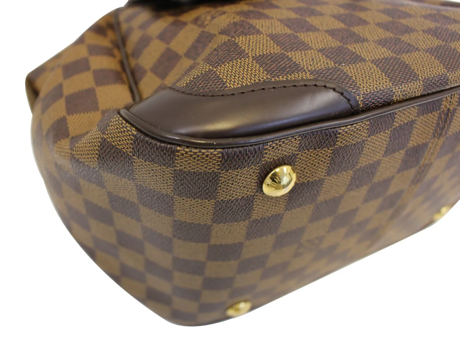 Louis Vuitton Verona GM Damier Ebene Shoulder Handbag