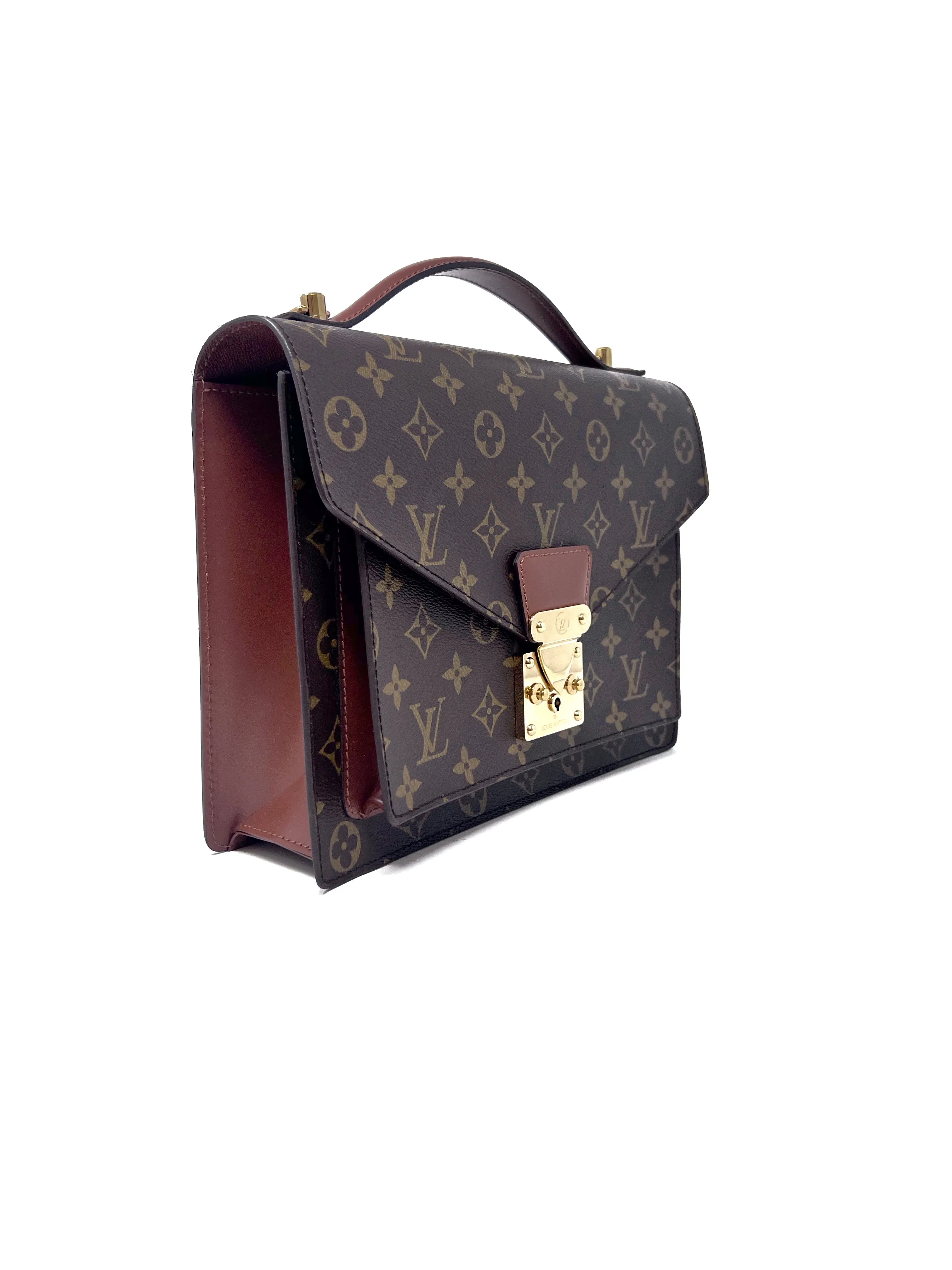Louis Vuitton WB! '05 'Monceau' Top Handle W/Strap