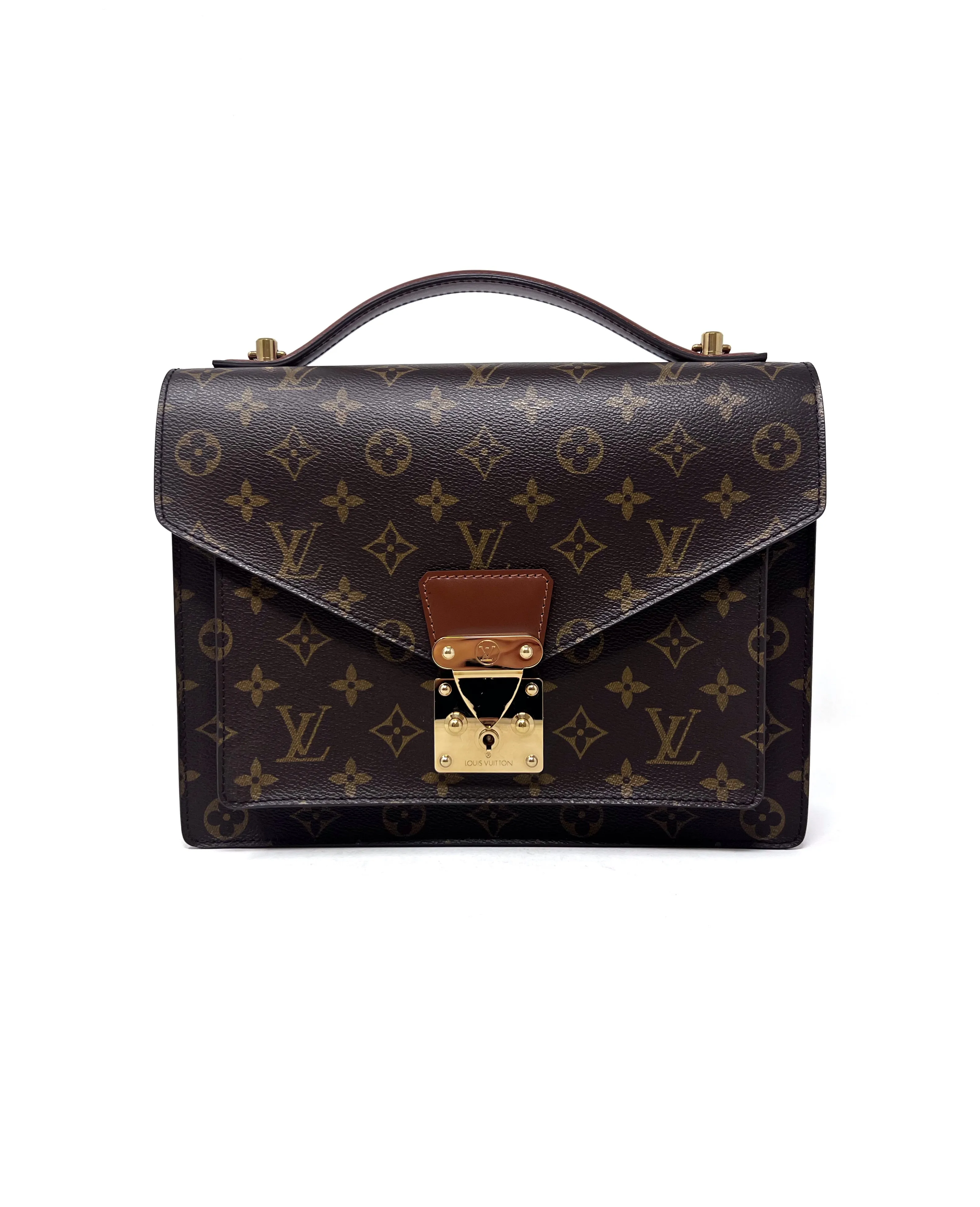 Louis Vuitton WB! '05 'Monceau' Top Handle W/Strap
