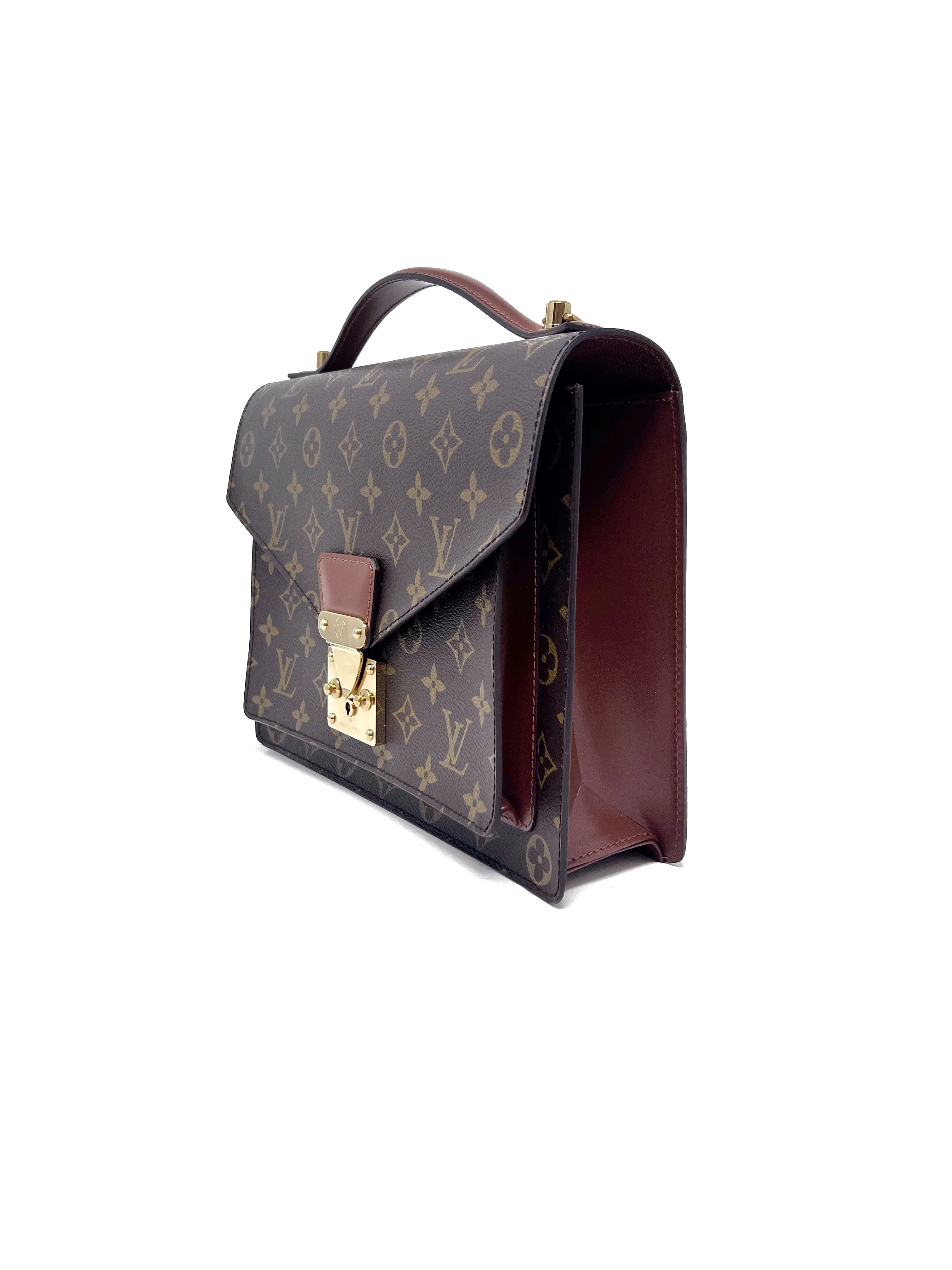Louis Vuitton WB! '05 'Monceau' Top Handle W/Strap