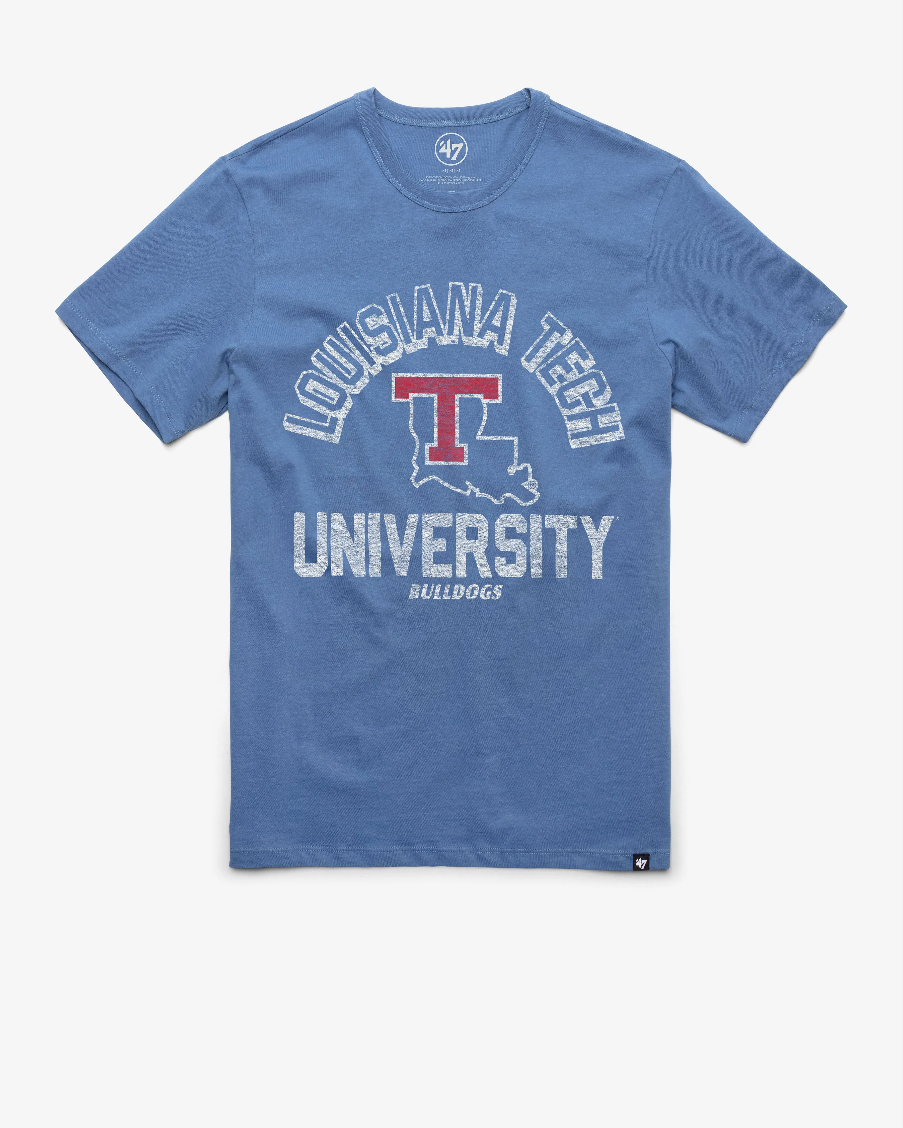 LOUISIANA TECH BULLDOGS RETROGRADE '47 FRANKLIN TEE