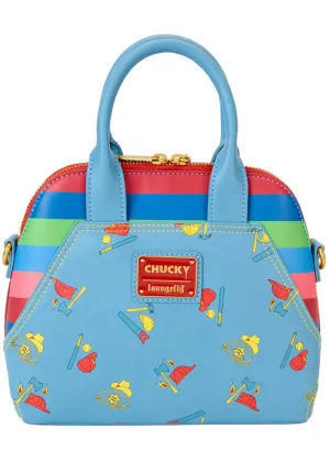 Loungefly Childs Play Chucky Cosplay Bag Blue