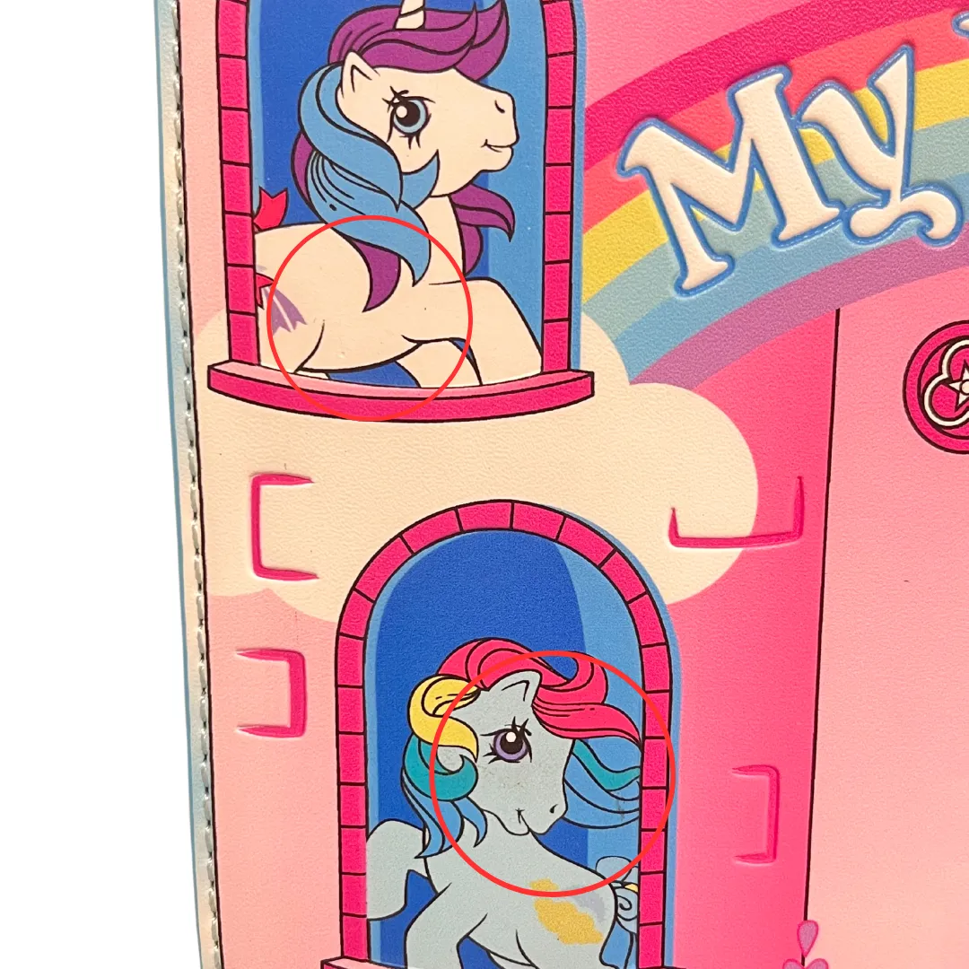Loungefly My Little Pony Castle Crossbody DEFECTIVE #306