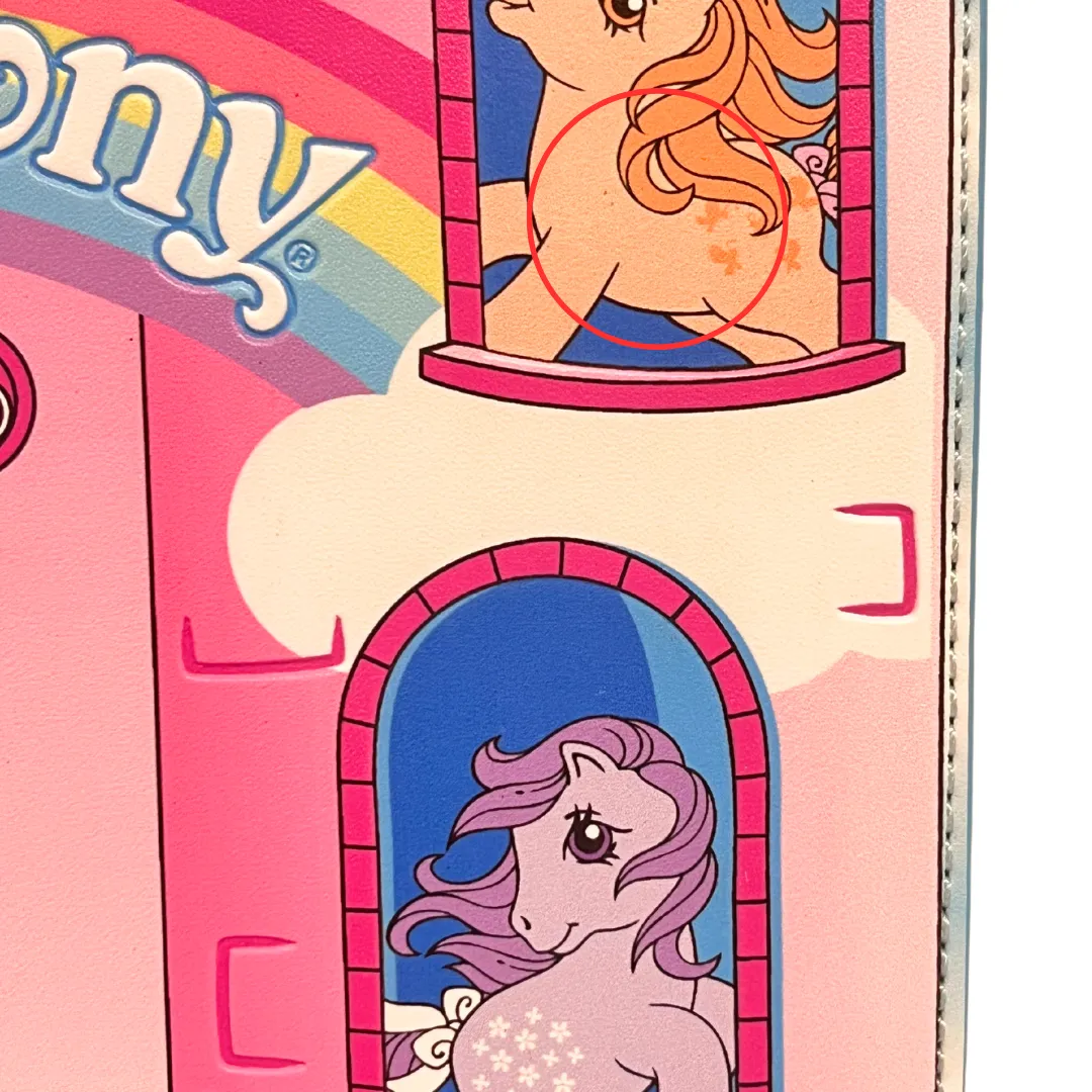 Loungefly My Little Pony Castle Crossbody DEFECTIVE #306