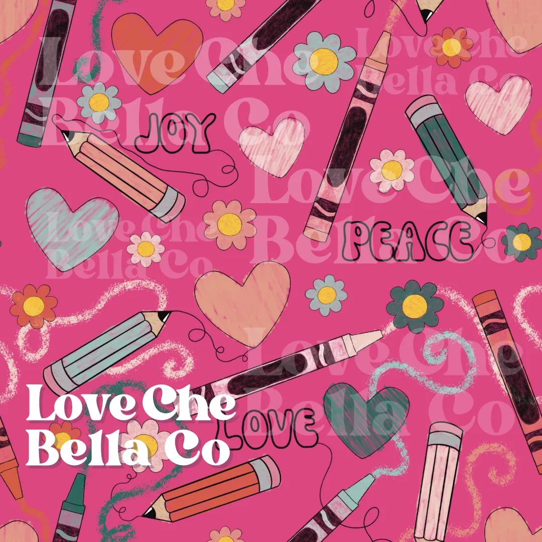 Love Joy Peace Art - Seamless File