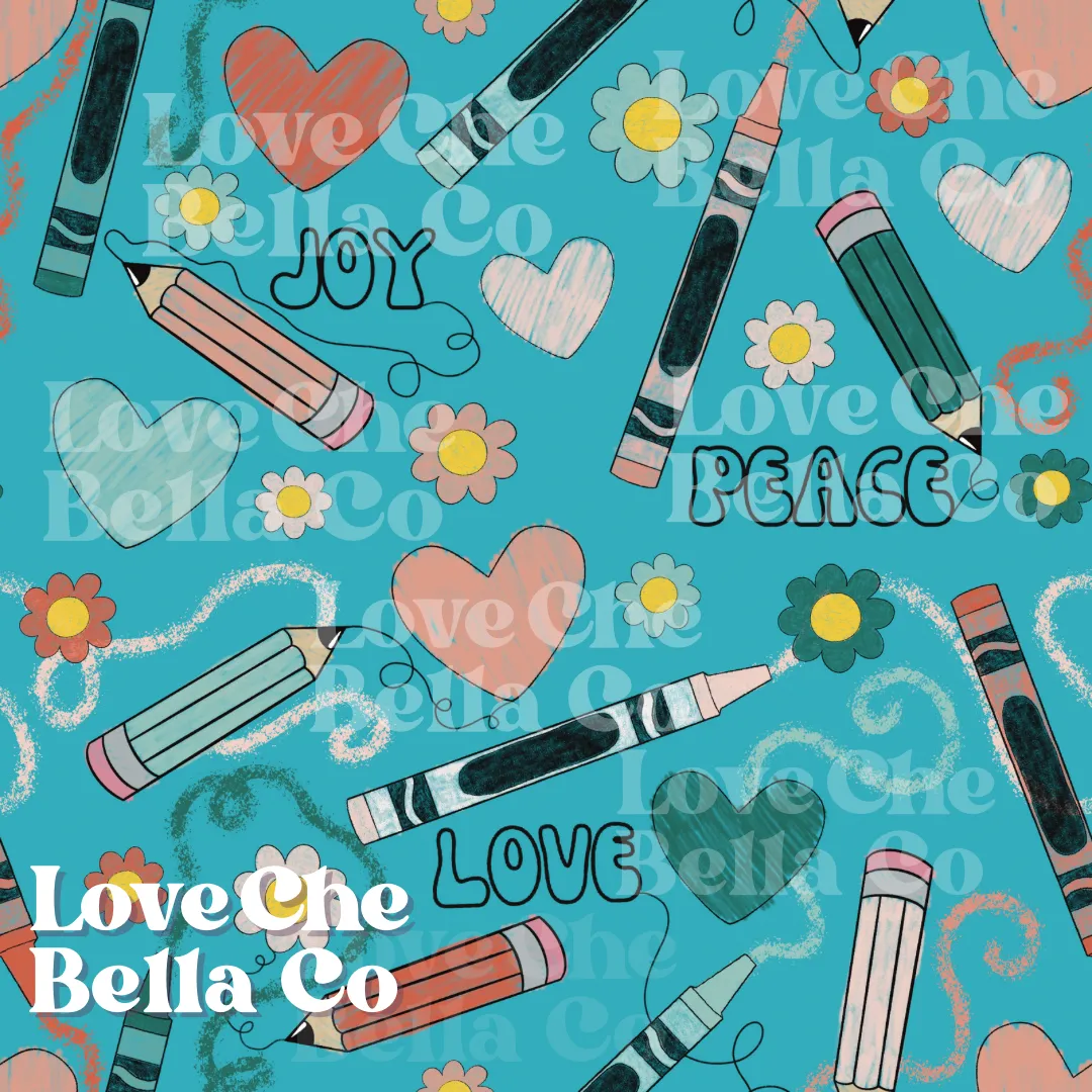 Love Joy Peace Art - Seamless File