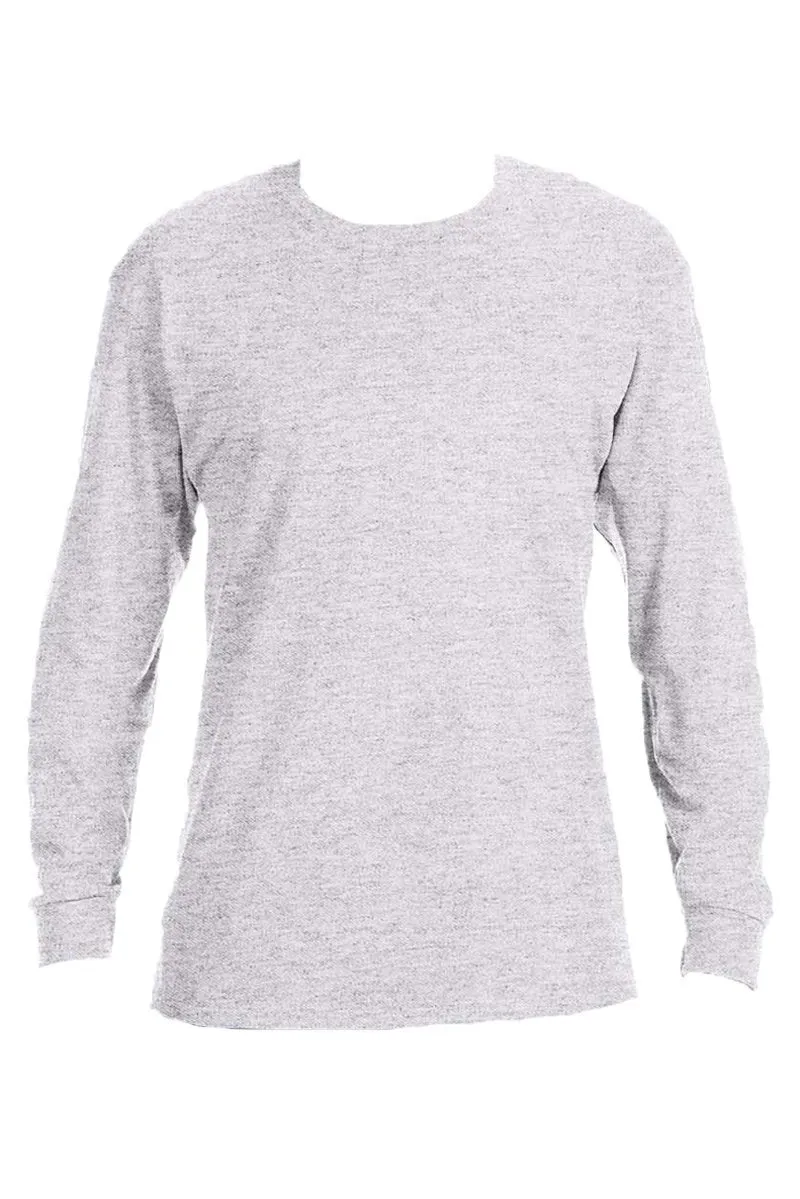 Love Santa Buffalo Plaid Unisex Dri-Power Long-Sleeve 50/50 Tee