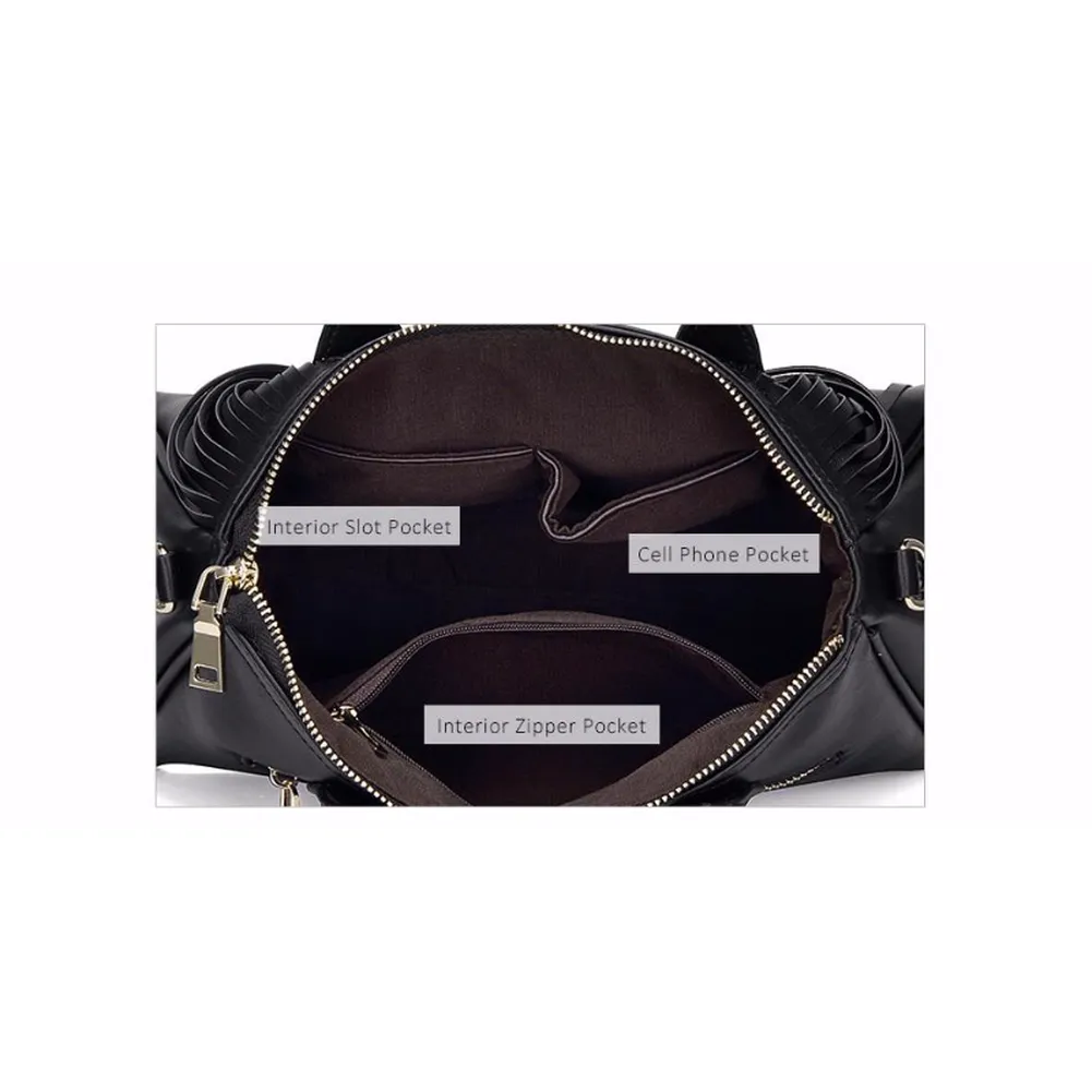 <bold>Crossbody / Shoulder Bag <br>Vegan-Leather
