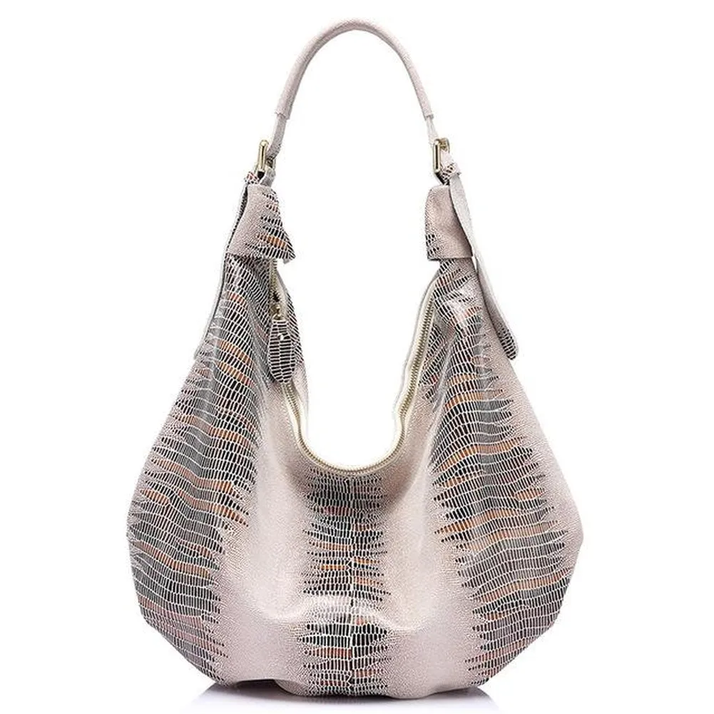 <bold>Hobo / Tote Bag <br>Genuine-Leather