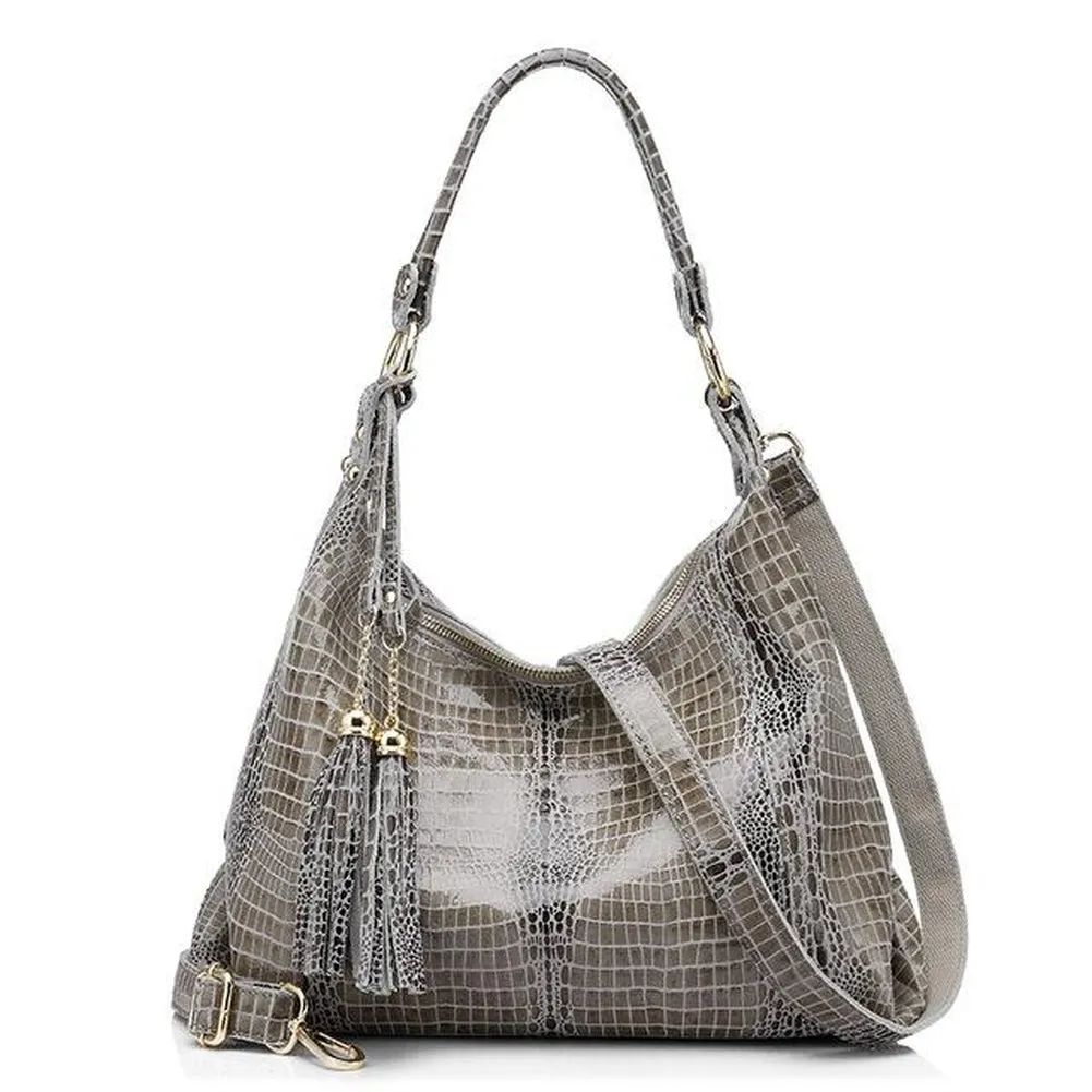 <bold>Hobo / Tote Bag <br>Genuine-Leather