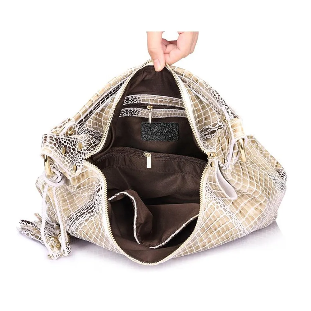 <bold>Hobo / Tote Bag <br>Genuine-Leather
