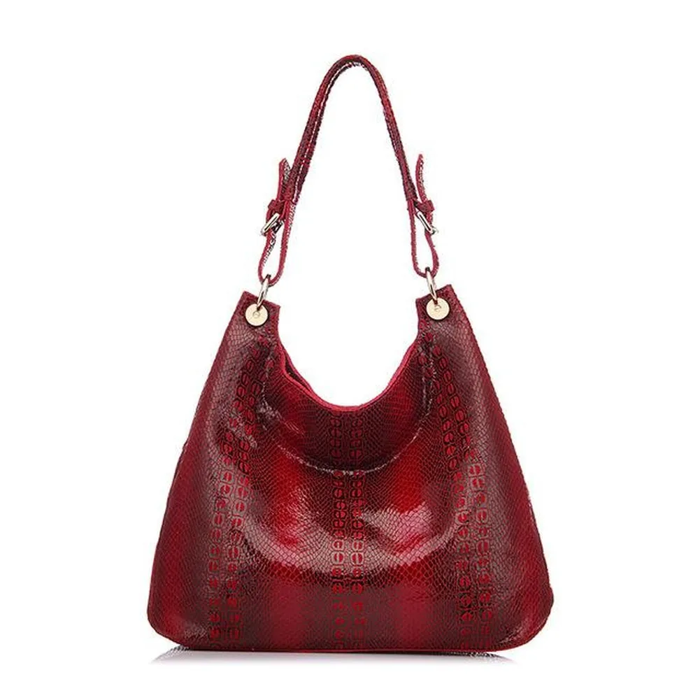 <bold>Hobo / Tote Bag <br>Genuine-Leather