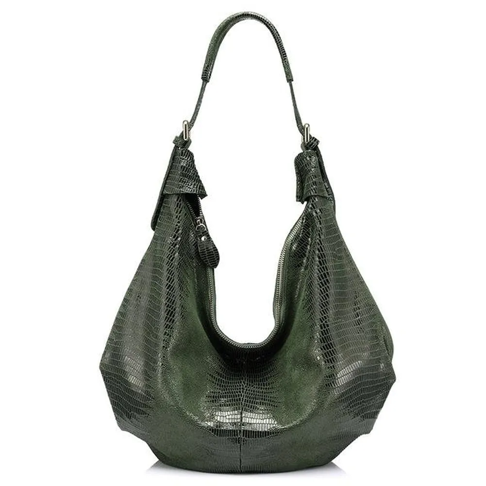 <bold>Hobo / Tote Bag <br>Genuine-Leather