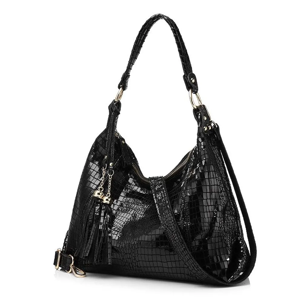 <bold>Hobo / Tote Bag <br>Genuine-Leather