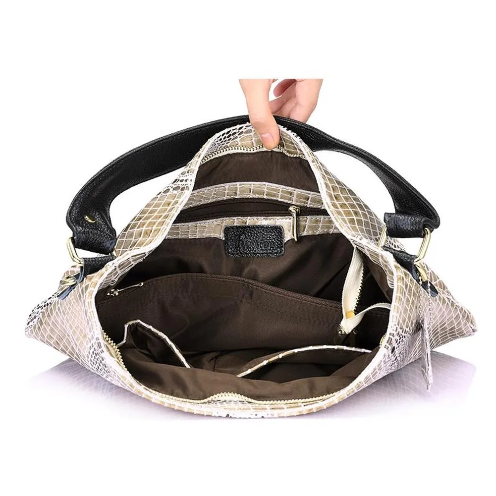 <bold>Hobo / Tote Bag <br>Genuine-Leather