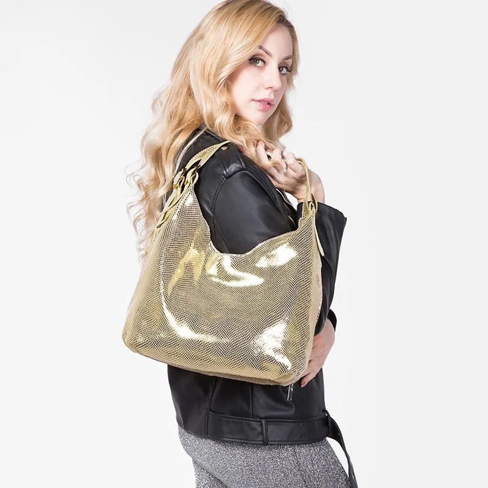 <bold>Hobo  / Tote Bag <br>Genuine-Leather