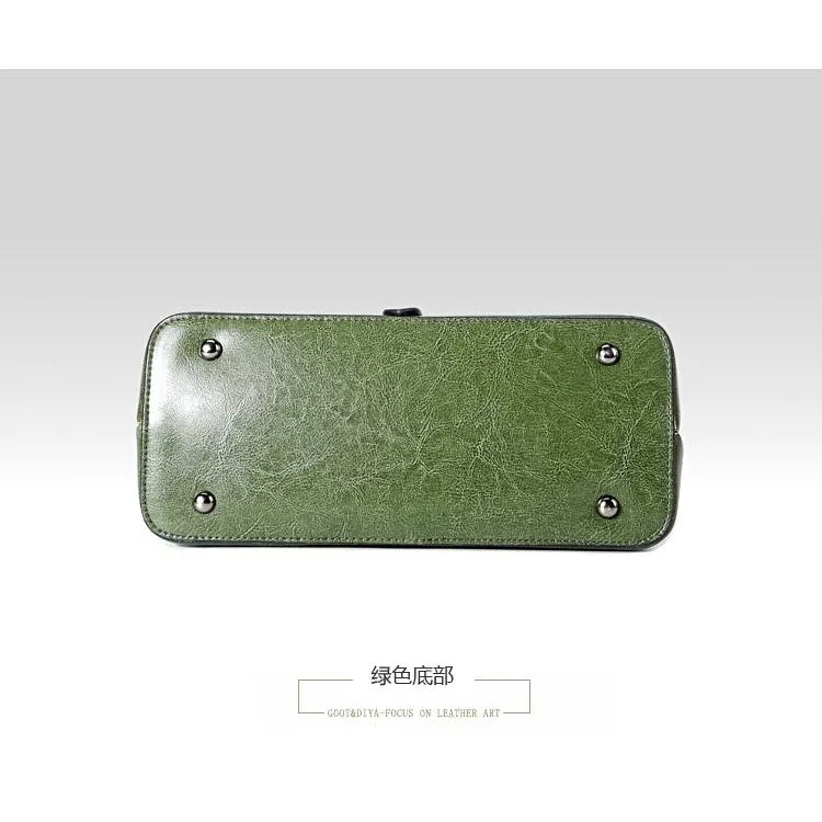 <bold>Top-Handle / Crossbody Bag <br>Genuine-Leather