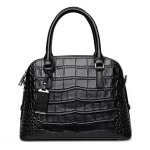 <bold>Top-Handle / Crossbody Bag <br>Genuine-Leather