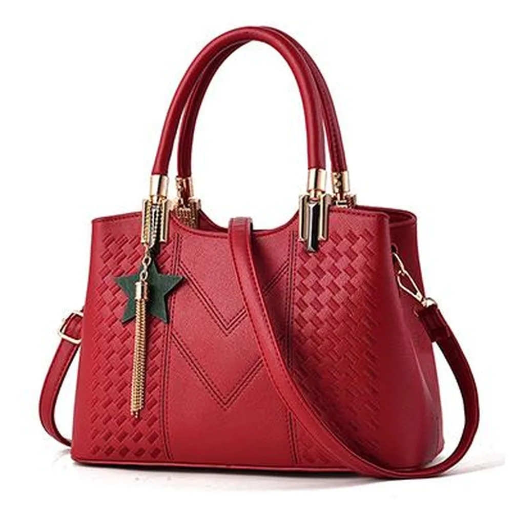 <bold>Top-Handle | Crossbody Bag  <br>Vegan-Leather