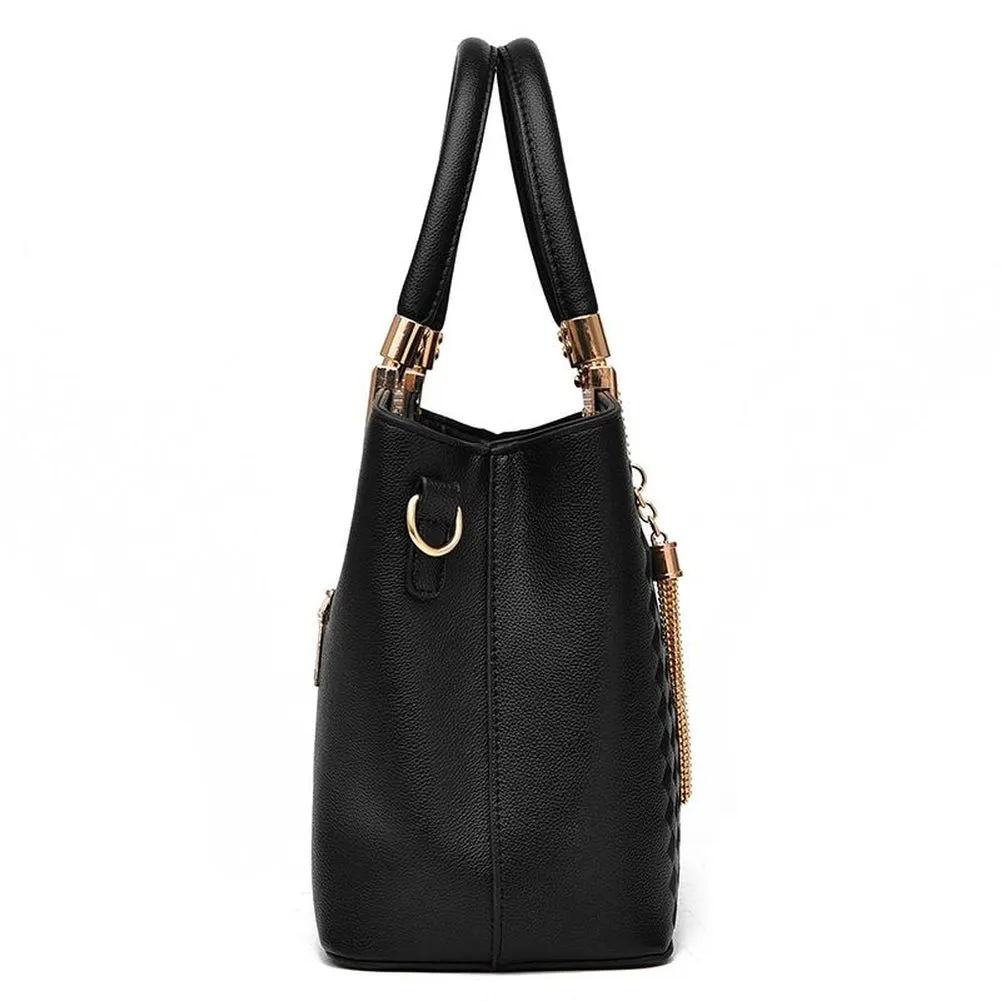 <bold>Top-Handle | Crossbody Bag  <br>Vegan-Leather