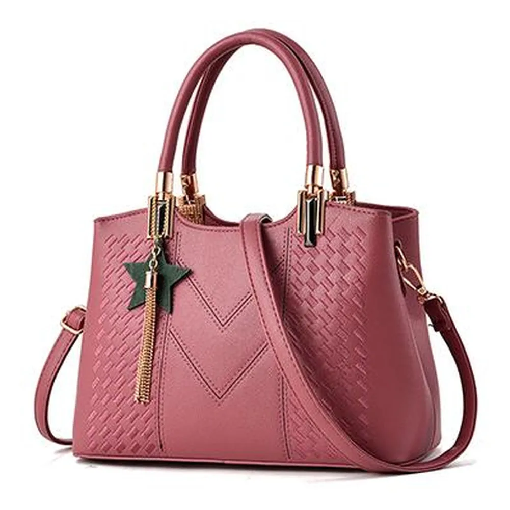 <bold>Top-Handle | Crossbody Bag  <br>Vegan-Leather