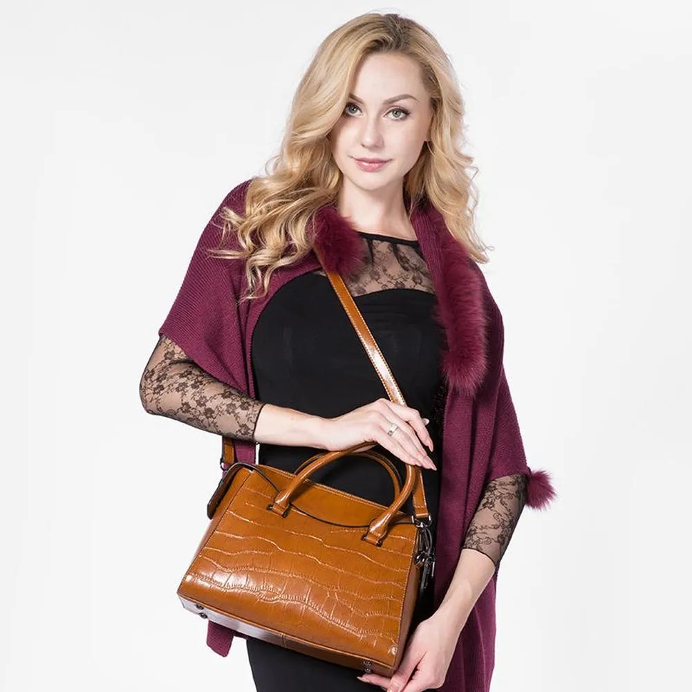 <bold>Top-Handle  / Shoulder Bag  <br>Vegan-Leather