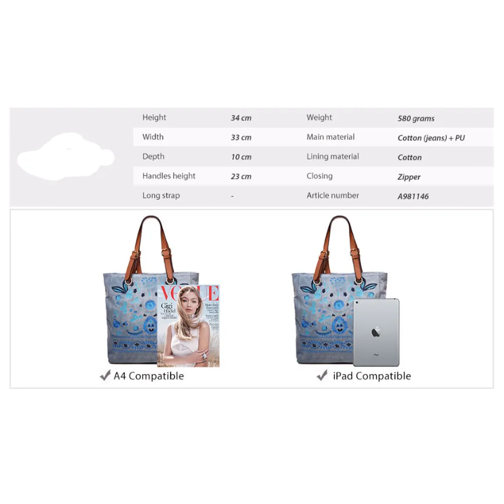 <bold>Tote / Shopping Bag <br>Cotton