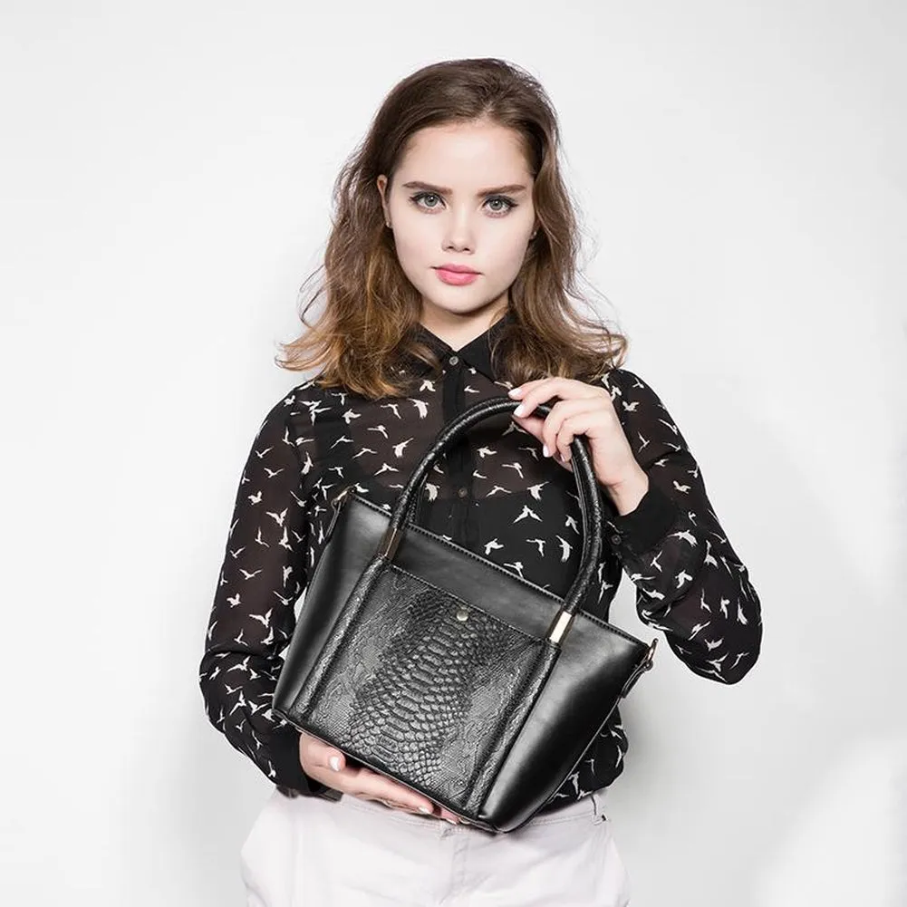 <bold>Tote  / Shoulder Bag  <br>Vegan-Leather