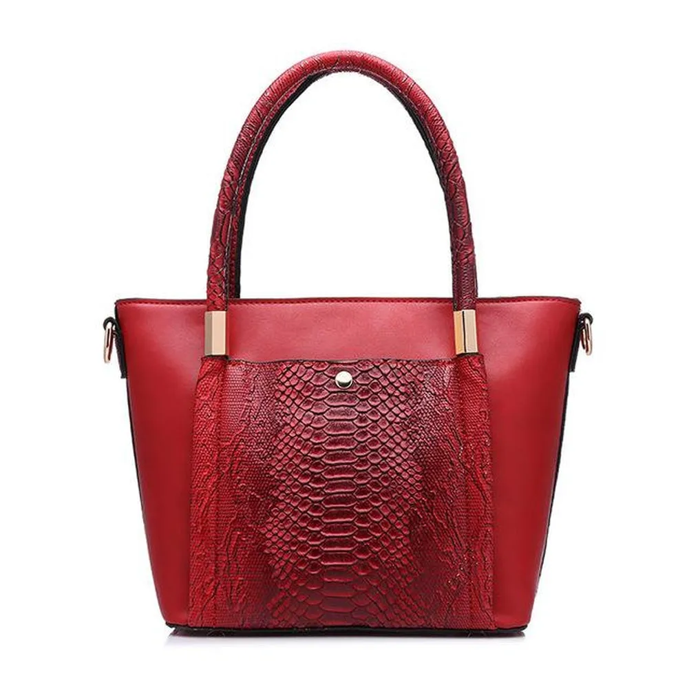 <bold>Tote  / Shoulder Bag  <br>Vegan-Leather