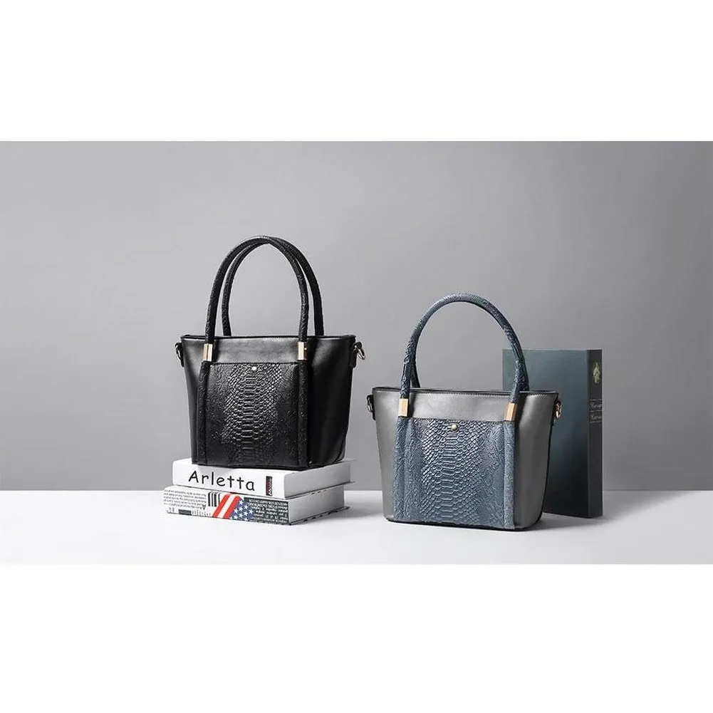 <bold>Tote  / Shoulder Bag  <br>Vegan-Leather