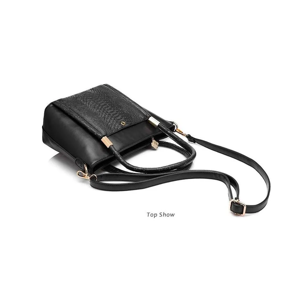 <bold>Tote  / Shoulder Bag  <br>Vegan-Leather