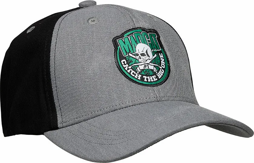 Madcat Skull Badge Cap - Grey Melange