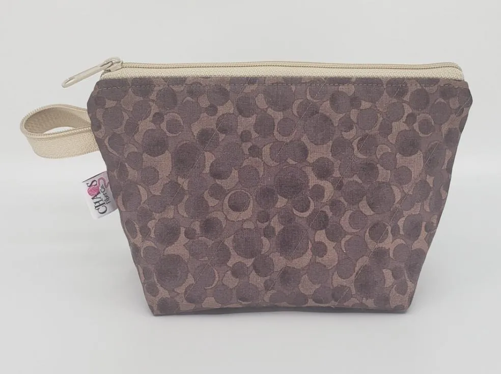 Magnolia Cats Mauve - Notions Bag