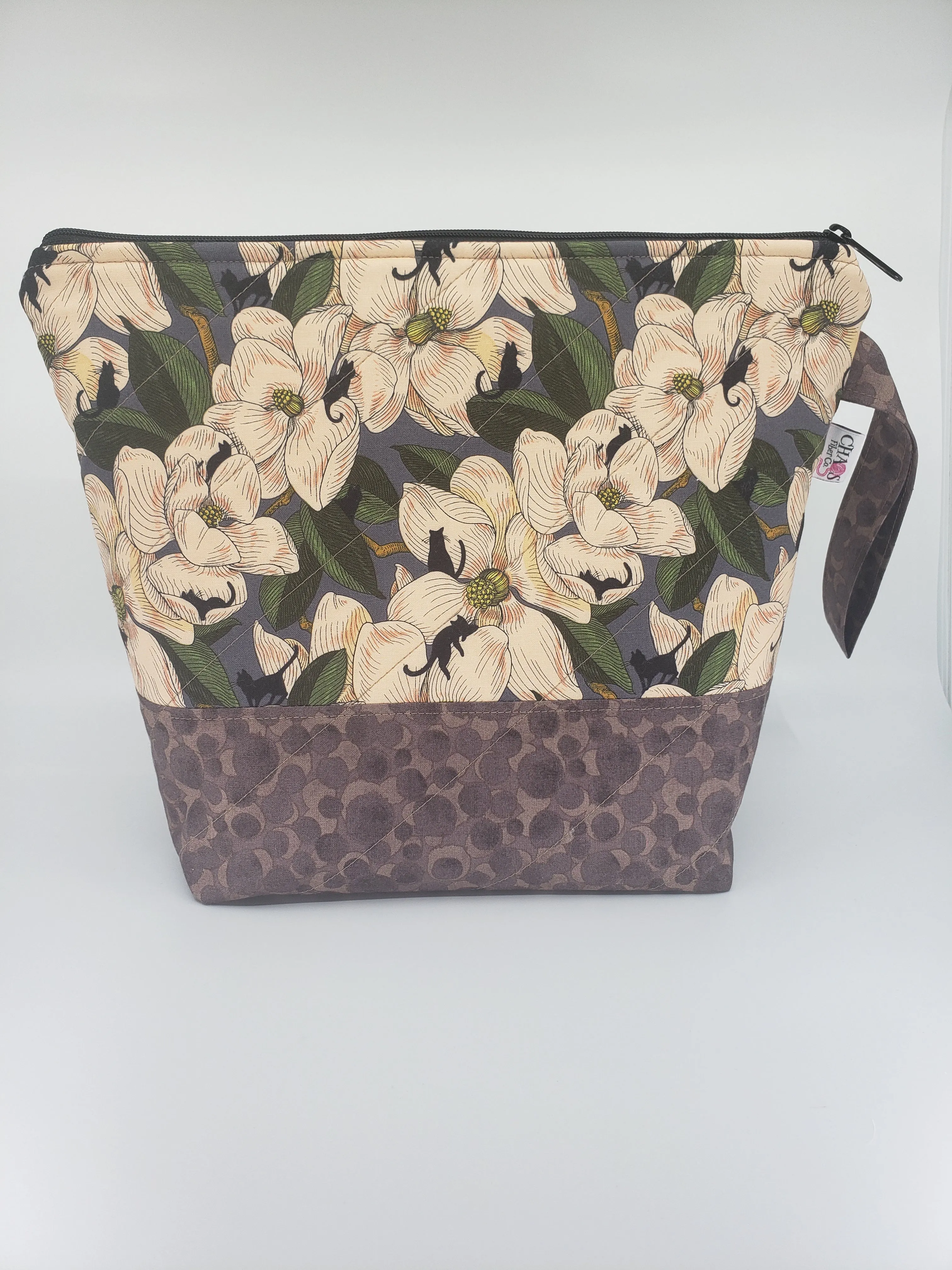 Magnolia Cats - Project Bag - Medium