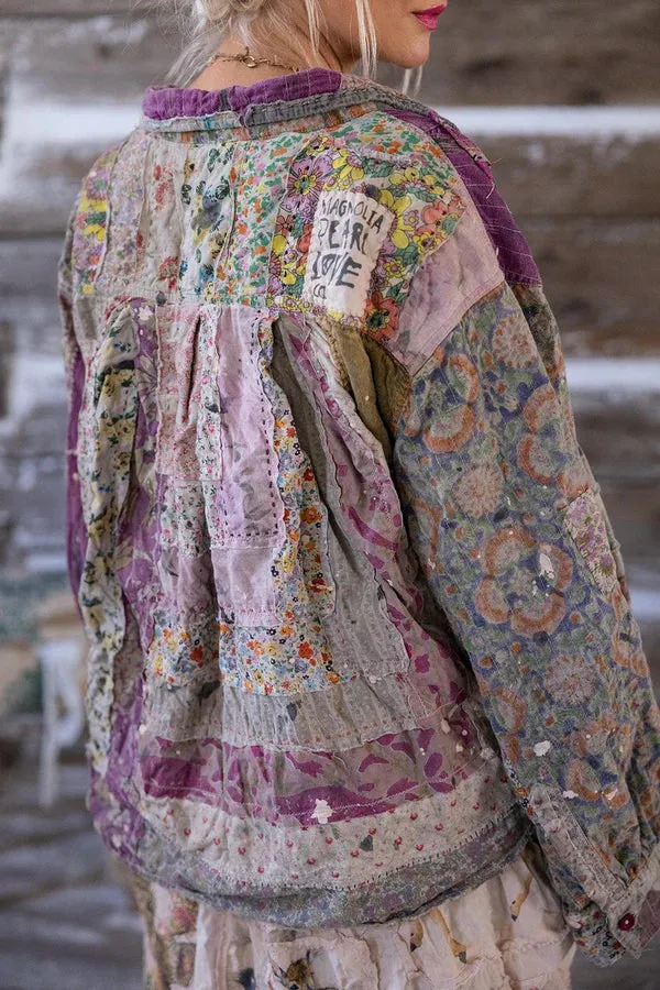 Magnolia Pearl Patchwork Baishan Layering Overshirt