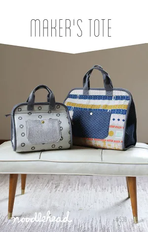Maker's Tote Pattern by Anna Graham aka Noodlehead