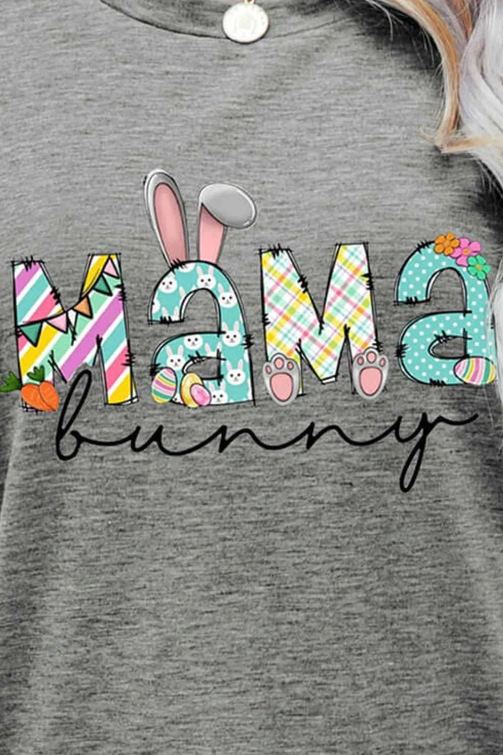 MAMA BUNNY Easter Graphic Tee (6 Colors)