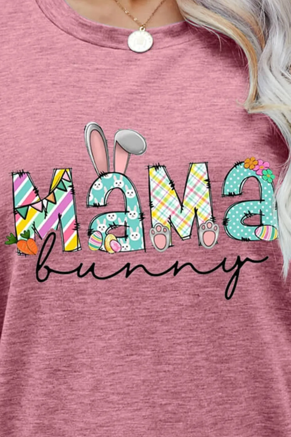 MAMA BUNNY Easter Graphic Tee (6 Colors)
