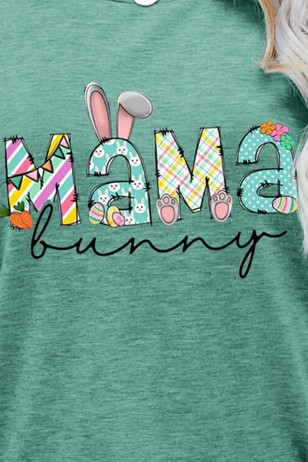 MAMA BUNNY Easter Graphic Tee (6 Colors)