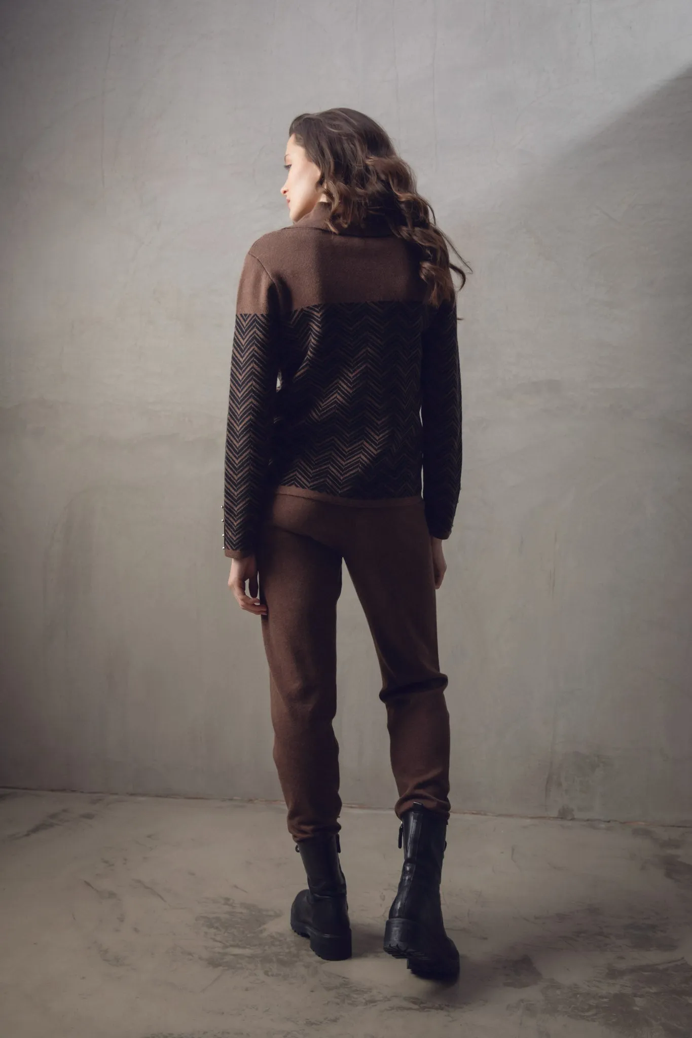 Marble  Ladies JUMPER Brown