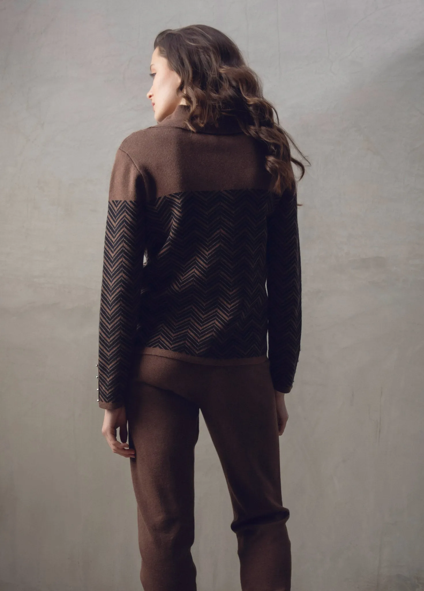 Marble  Ladies JUMPER Brown