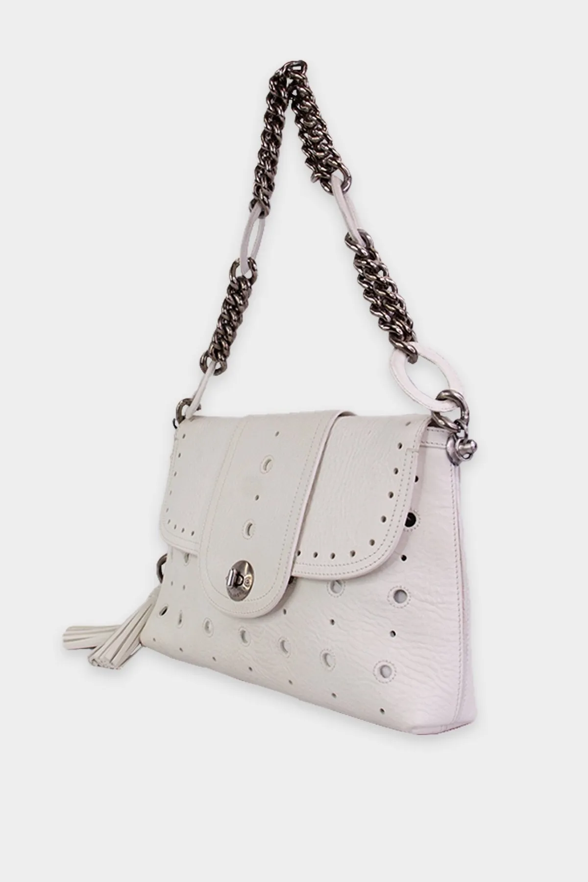 Marc Jacobs White Crossbody Leather Handbag