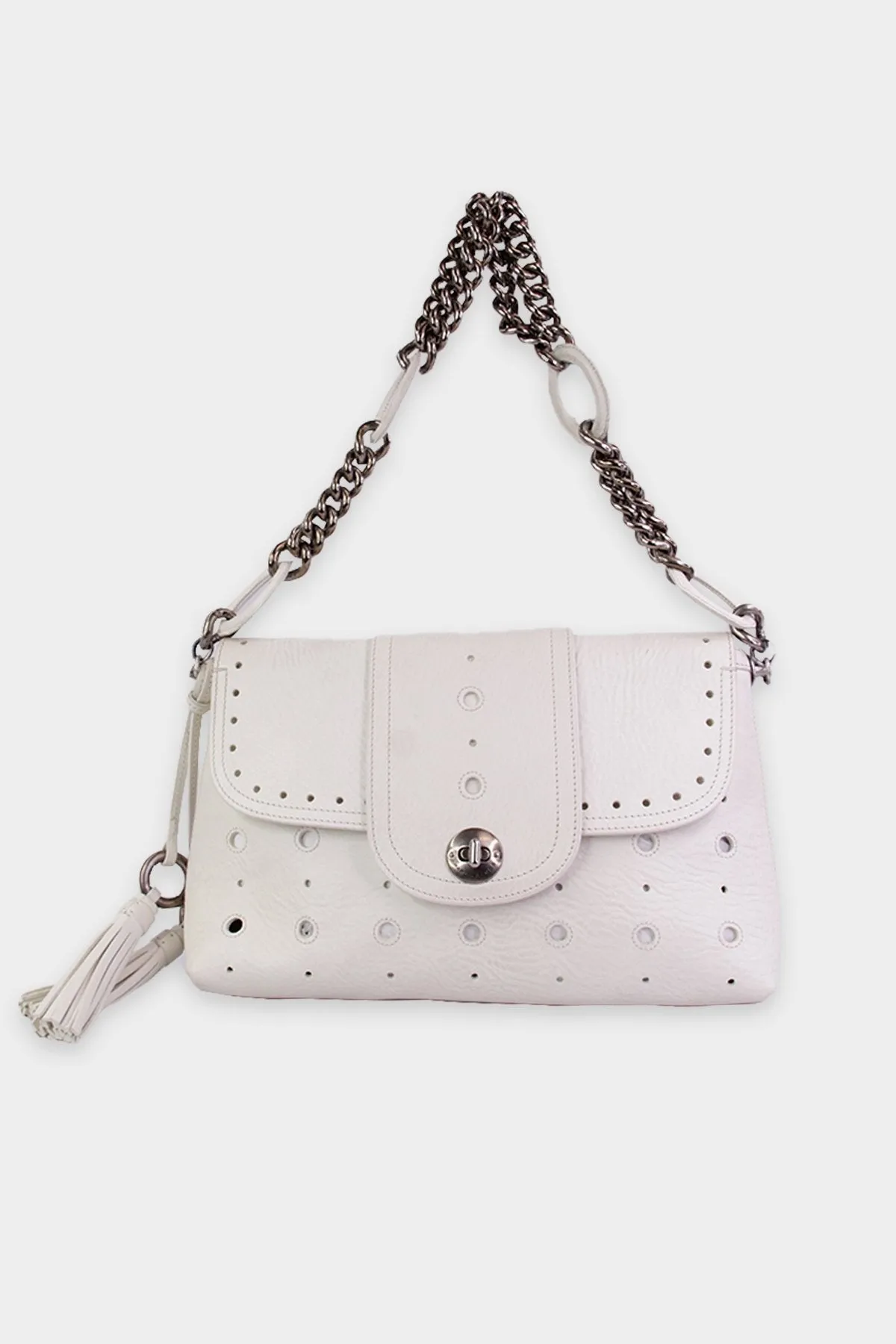 Marc Jacobs White Crossbody Leather Handbag