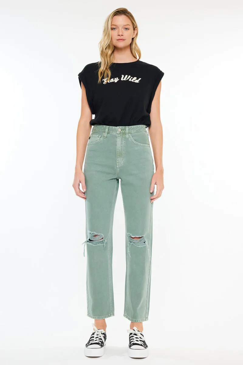 Mari Ultra High Rise 90's Straight Leg Jeans