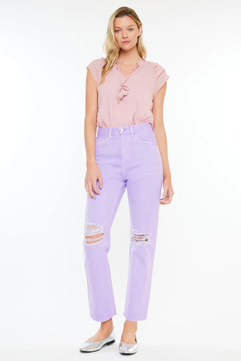 Mari Ultra High Rise 90's Straight Leg Jeans